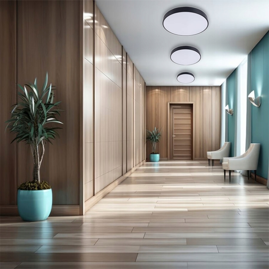 LED-kattovalaisin FELIZ LED/40W/230V 4000K halkaisija 40 cm musta