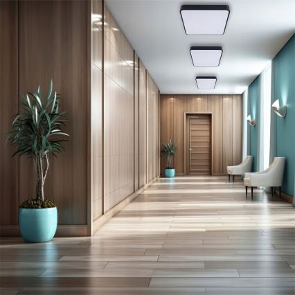 LED-kattovalaisin FELIZ LED/50W/230V 4000K 40x60 cm musta