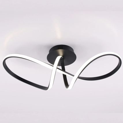LED-kattovalaisin FLAVIA LED/33W/230V 24x61 cm musta