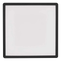 LED-kattovalaisin FLORI LED/18W/230V 4000K musta 29x29 cm