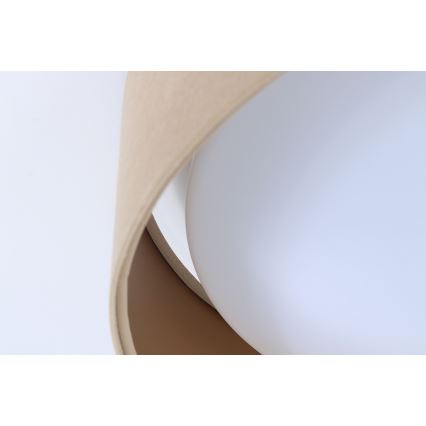 LED Kattovalaisin GALAXY 1xLED/24W/230V Ø 44 cm beige/kulta