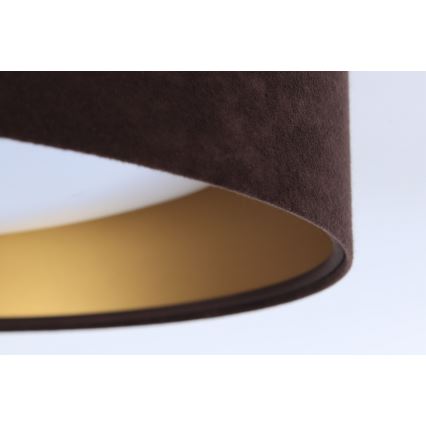 LED Kattovalaisin GALAXY LED/24W/230V Ø 44 cm ruskea/kulta