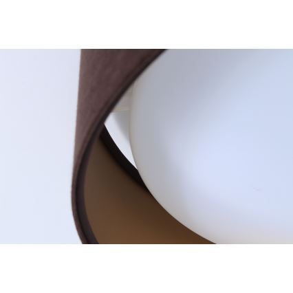 LED Kattovalaisin GALAXY LED/24W/230V Ø 44 cm ruskea/kulta