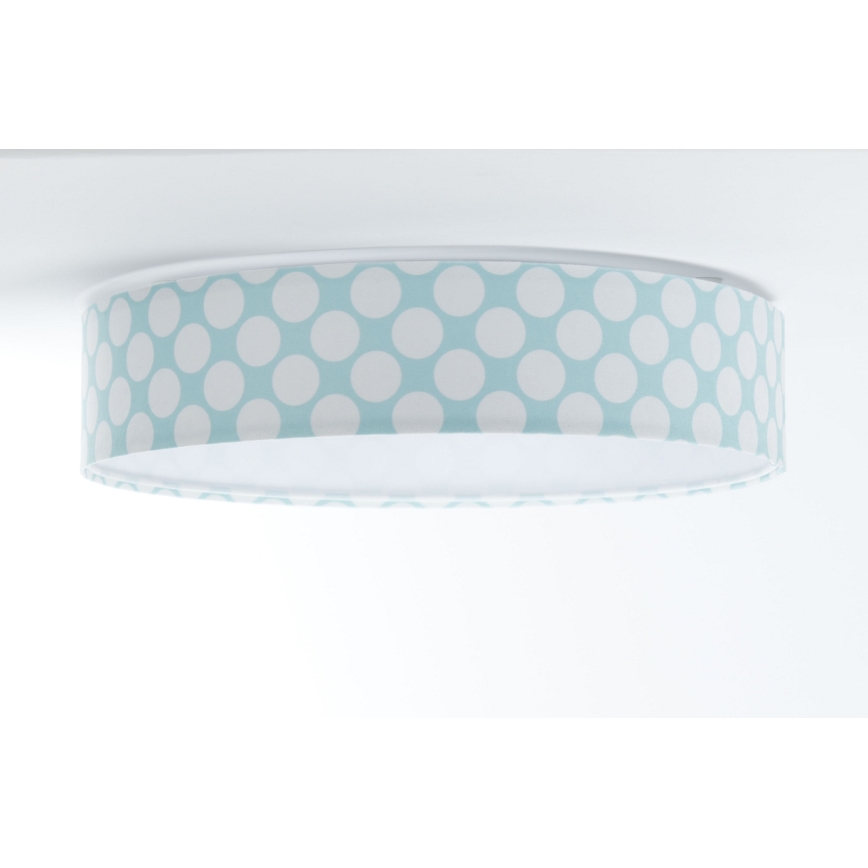 LED Lasten kattovalaisin GALAXY KIDS LED/24W/230V pisteet vihreä/valkoinen