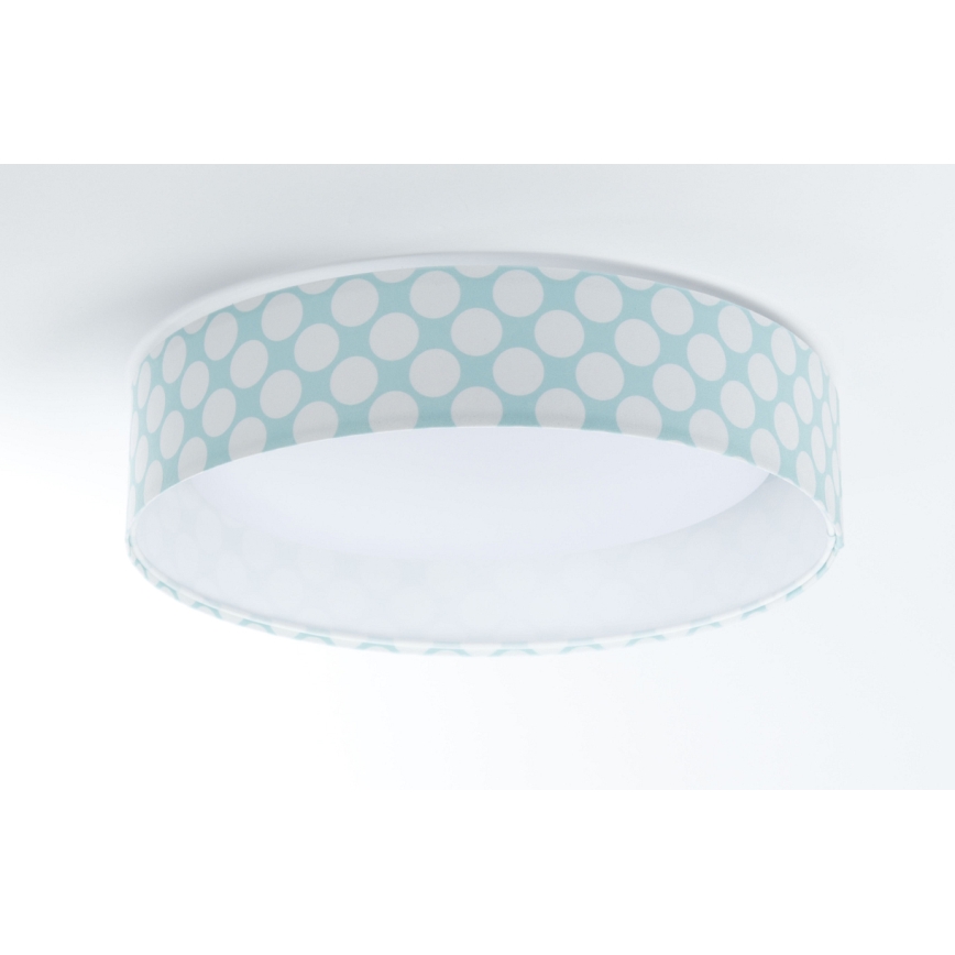 LED Lasten kattovalaisin GALAXY KIDS LED/24W/230V pisteet vihreä/valkoinen