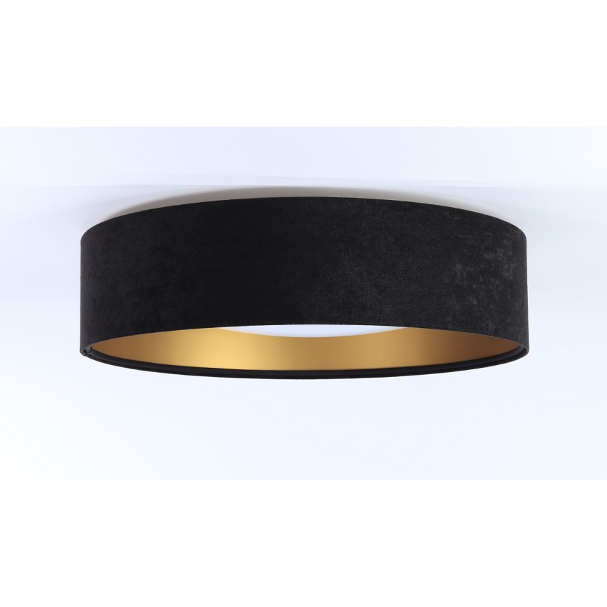 LED-kattovalaisin GALAXY LED/24W/230V, halkaisija 44 cm, musta/kulta