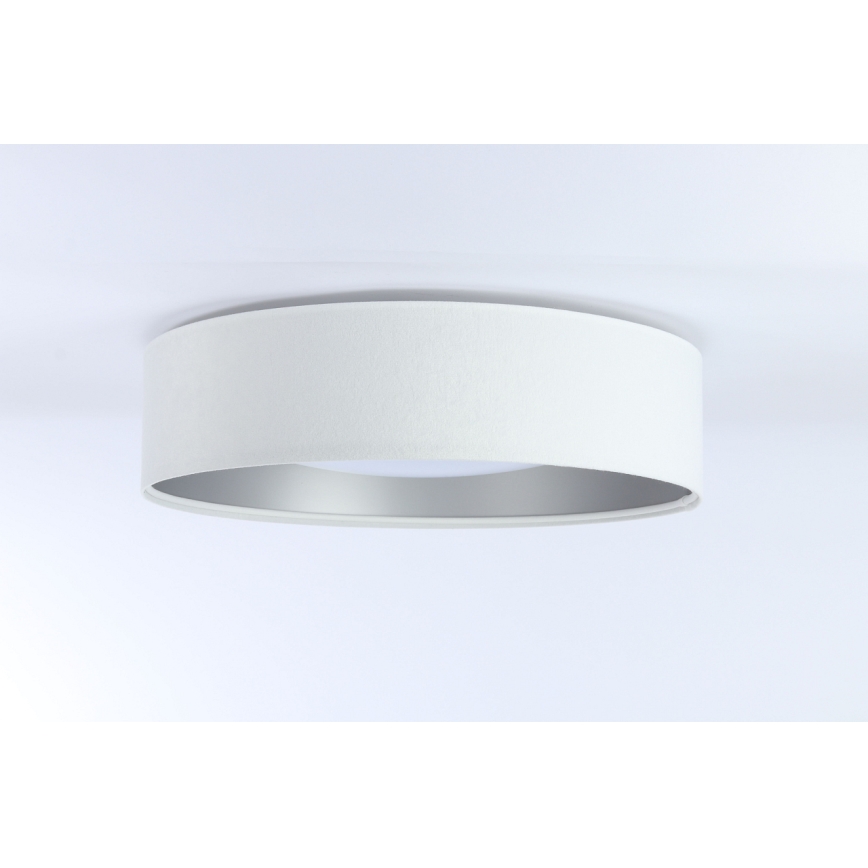 LED Kattovalaisin GALAXY LED/24W/230V Ø 44 cm valkoinen/hopea