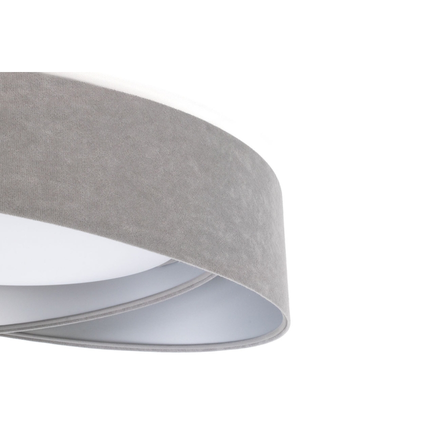 LED-kattovalaisin GALAXY MODERN LED/24W/230V, halkaisija 55 cm, harmaa/hopea