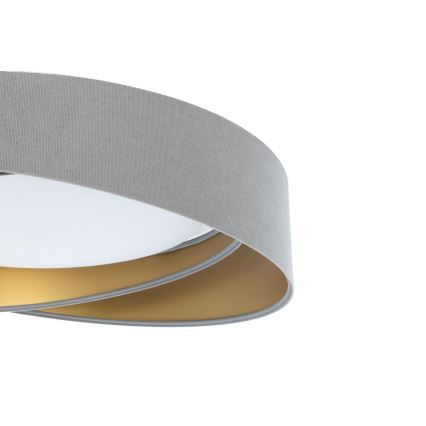 LED-kattovalaisin GALAXY MODERN LED/24W/230V halkaisija 55 cm harmaa/kulta