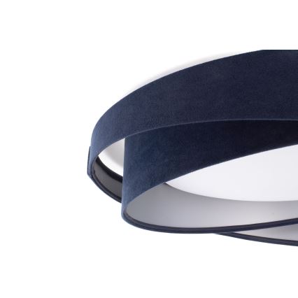 LED-kattovalaisin GALAXY MODERN LED/24W/230V halkaisija 55 cm sininen/hopea