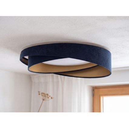 LED-kattovalaisin GALAXY MODERN LED/24W/230V halkaisija 55 cm sininen/kultainen
