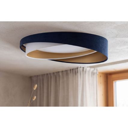 LED-kattovalaisin GALAXY MODERN LED/24W/230V, halkaisija 55 cm, sininen/valkoinen/kultainen