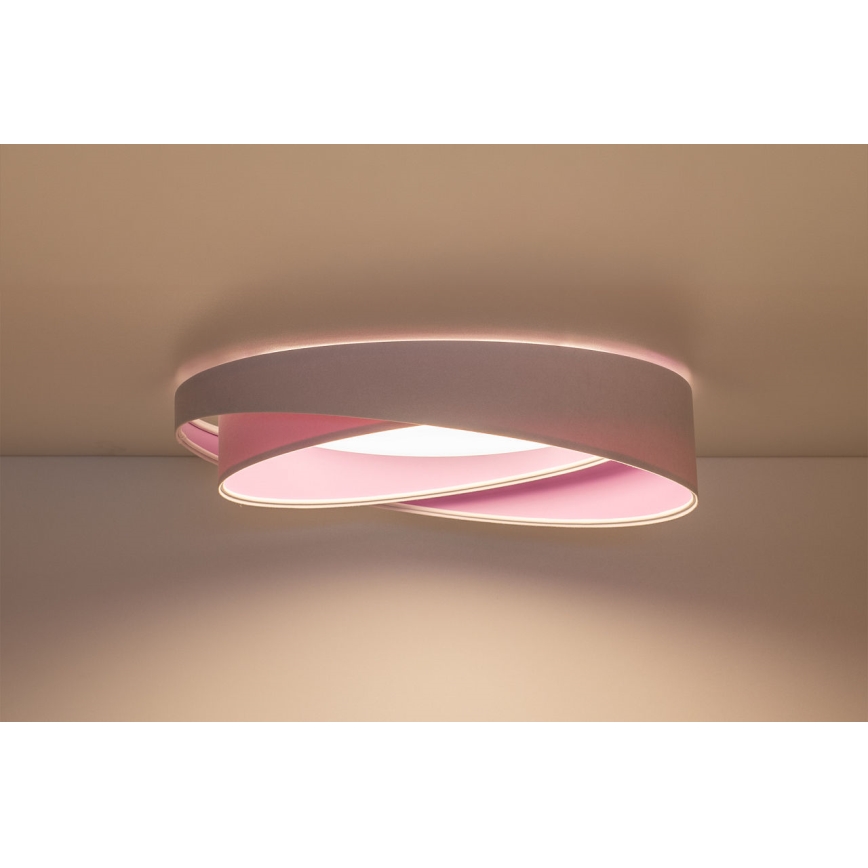 LED-kattovalaisin GALAXY MODERN LED/24W/230V halkaisija 55 cm valkoinen/violetti