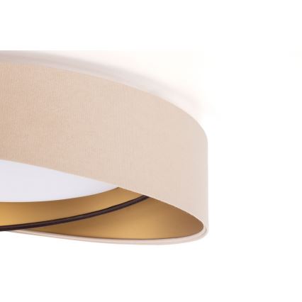LED-kattovalaisin GALAXY MODERN LED/24W/230V Ø 55 cm beige/ruskea/kultainen