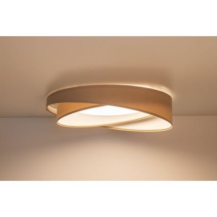 LED-kattovalaisin GALAXY MODERN LED/24W/230V Ø 55 cm beige/valkoinen