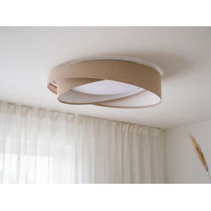 LED-kattovalaisin GALAXY MODERN LED/24W/230V Ø 55 cm beige/valkoinen