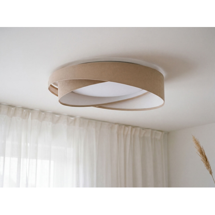LED-kattovalaisin GALAXY MODERN LED/24W/230V Ø 55 cm beige/valkoinen