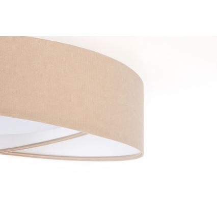 LED-kattovalaisin GALAXY MODERN LED/24W/230V Ø 55 cm beige/valkoinen