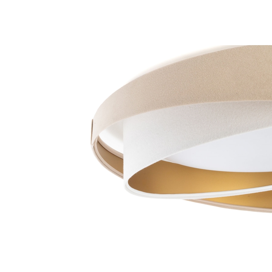 LED-kattovalaisin GALAXY MODERN LED/24W/230V Ø 55 cm beige/valkoinen/kultainen