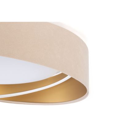 LED-kattovalaisin GALAXY MODERN LED/24W/230V Ø 55 cm beige/valkoinen/kultainen