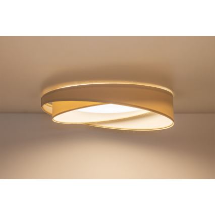 LED-kattovalaisin GALAXY MODERN LED/24W/230V Ø 55 cm kerma/valkoinen