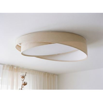LED-kattovalaisin GALAXY MODERN LED/24W/230V Ø 55 cm kerma/valkoinen