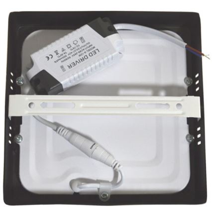 LED-kattovalaisin GERRY LED/12W/230V 4000K musta