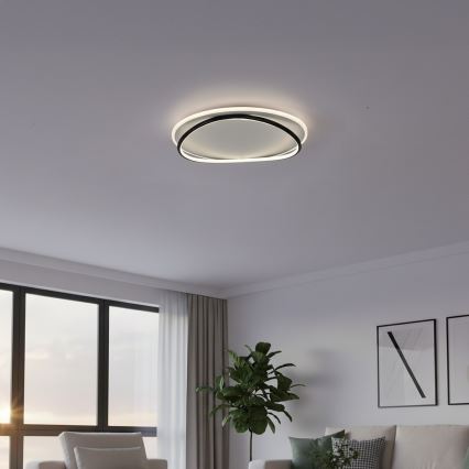 LED-kattovalaisin HALO LED/38W/230V, halkaisija 50 cm, musta