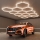 LED-kattovalaisin HEXAGON LED/570W/85-265V 4000K 522x298 cm CRI 90 IP44 valkoinen
