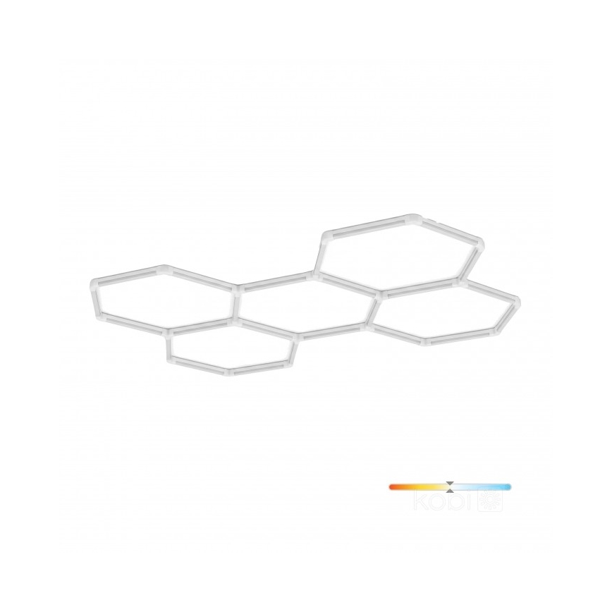 LED-kattovalaisin HEXLINE LED/216W/230V 4000K 208x300 cm valkoinen