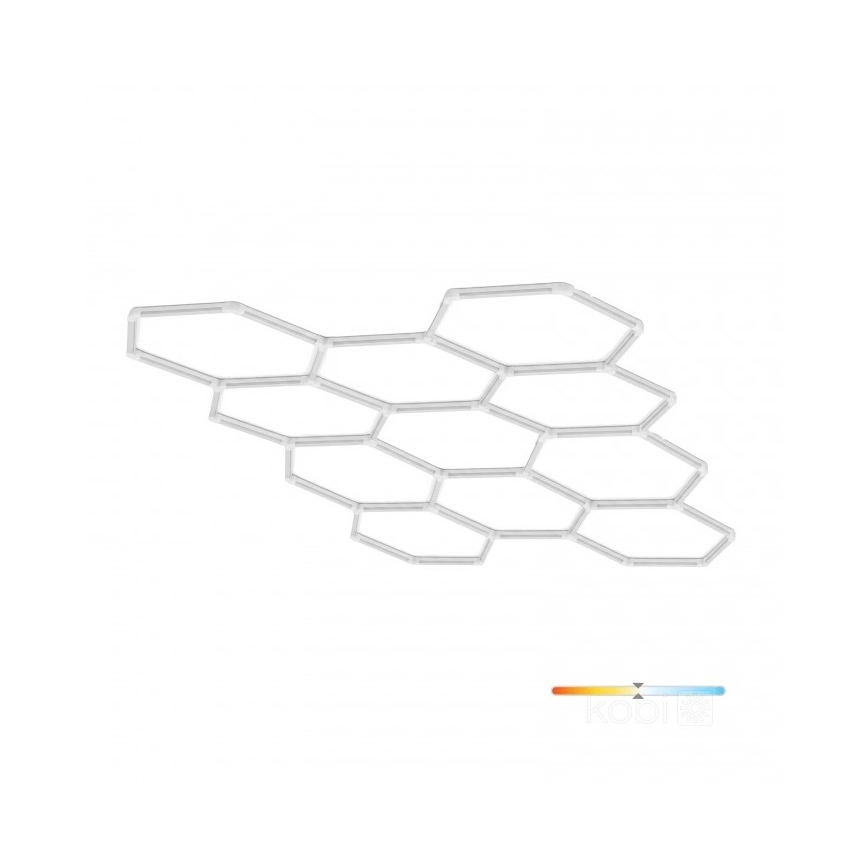 LED-kattovalaisin HEXLINE LED/513W/230V 4000K 300x516 cm valkoinen