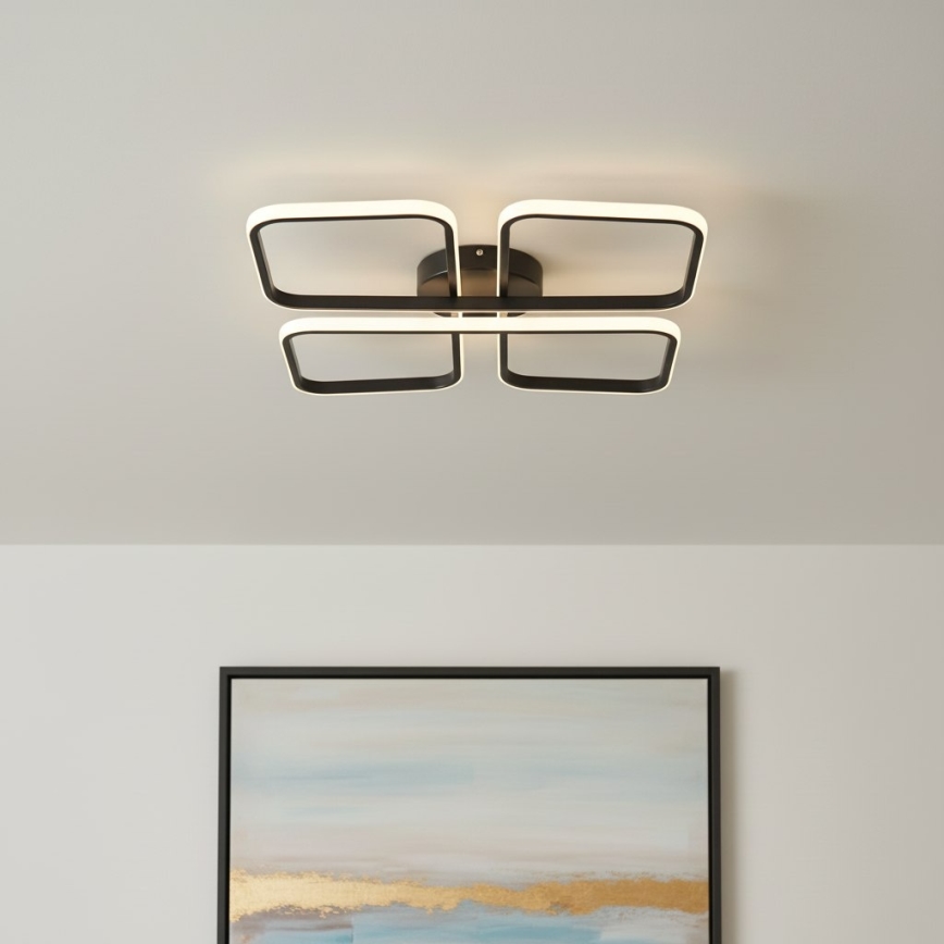 LED-kattovalaisin HIDALGO LED/40W/230V musta