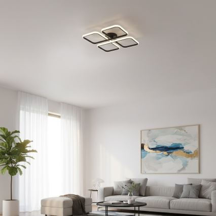LED-kattovalaisin HIDALGO LED/40W/230V musta
