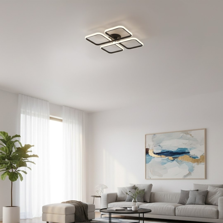 LED-kattovalaisin HIDALGO LED/40W/230V musta
