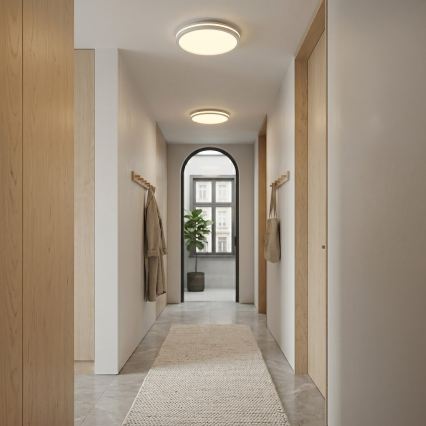 LED-kattovalaisin HUGO LED/12/18/24W/230V 3000/4000/6500K halkaisija 30 cm IP54 valkoinen