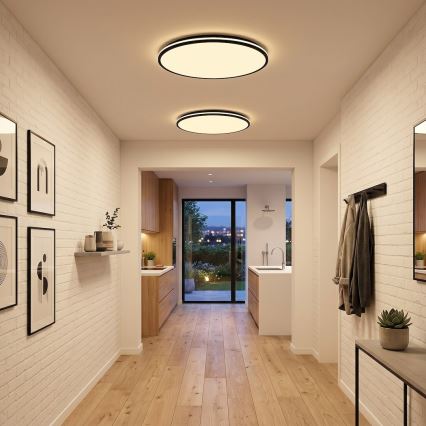 LED-kattovalaisin HUGO LED/21/32/42W/230V 3000/4000/6500K Ø 45 cm IP54 musta