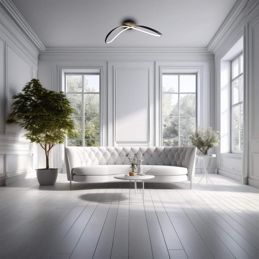 LED-kattovalaisin INFINITY LED/21W/230V musta