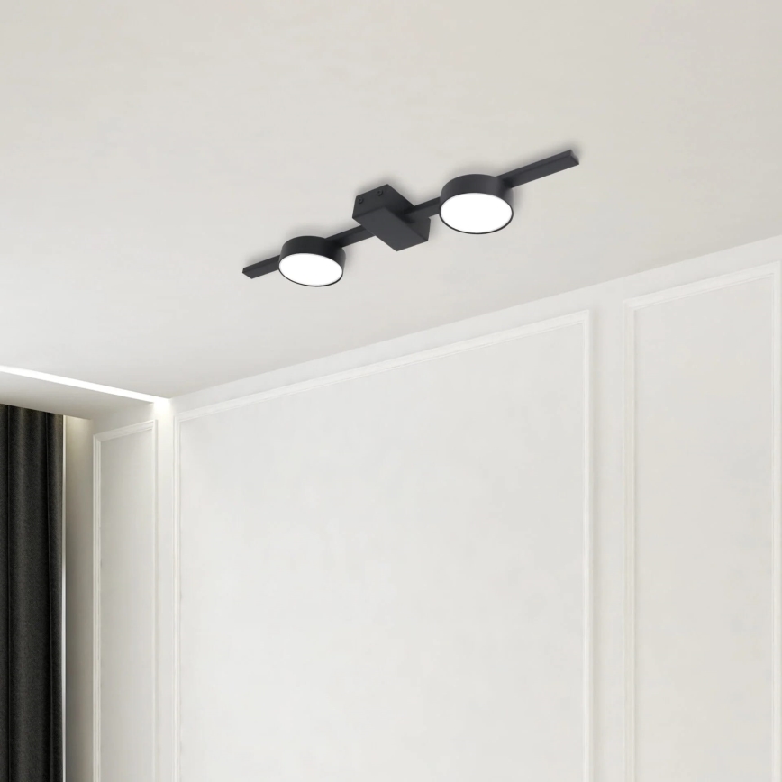 LED-kattovalaisin JOY 2xGX53/6W/230V musta