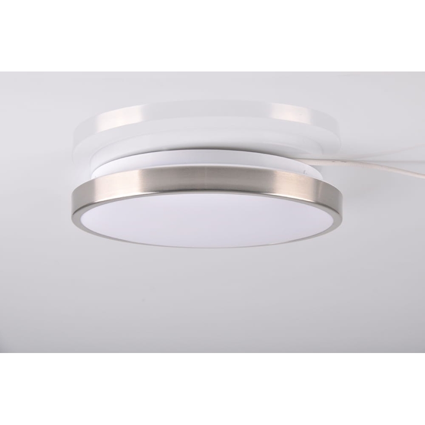 LED-kattovalaisin KERN LED/15W/230V nikkeli