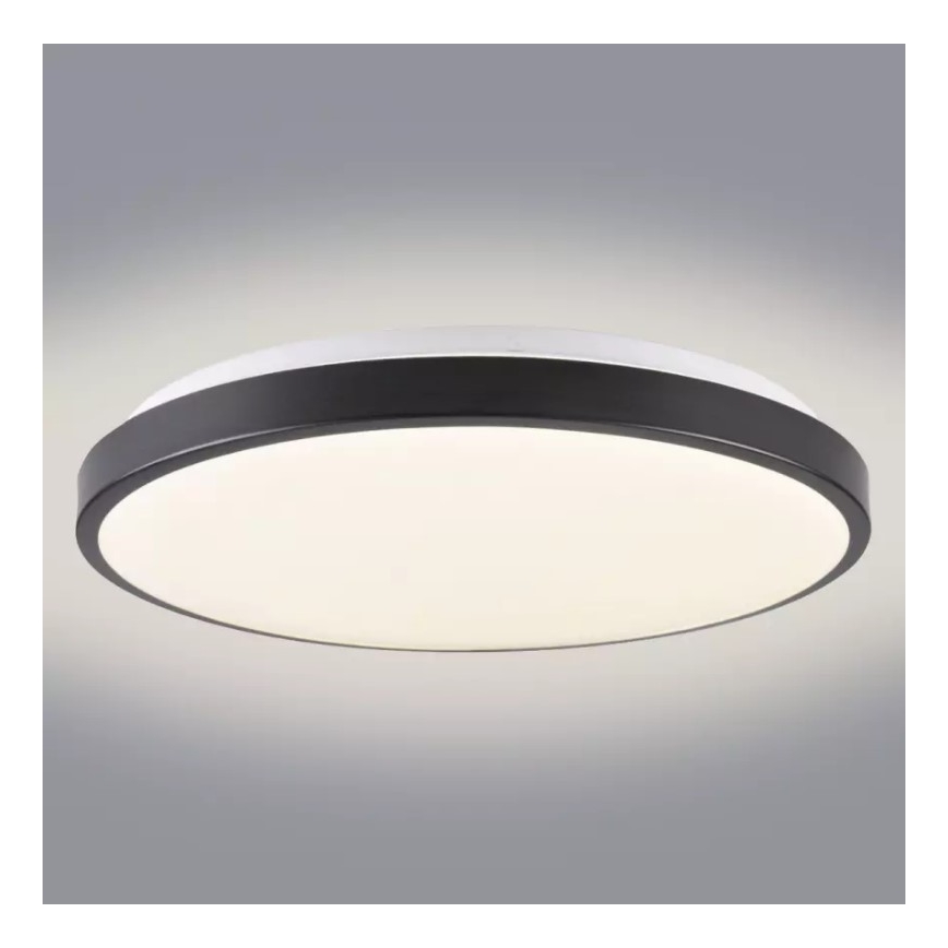 LED-kattovalaisin KERN LED/24W/230V musta