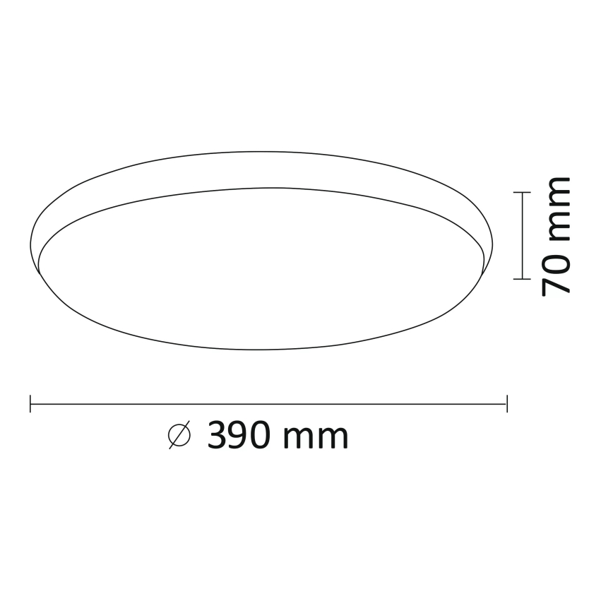 LED-kattovalaisin KERN LED/24W/230V nikkeli