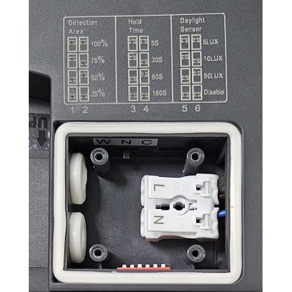 LED-kattovalaisin kylpyhuoneeseen anturilla ELLÉ LED/24W/230V 3000/4000/6500K halkaisija 26 cm IP54 antrasiitti