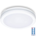 LED-kattovalaisin kylpyhuoneeseen anturilla LED/18W/230V 3000/4000/6500K IP65 halkaisija 30 cm valkoinen + kauko-ohjaus