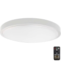 LED-kattovalaisin kylpyhuoneeseen anturilla LED/18W/230V 3000K IP44 halkaisija 29,5 cm valkoinen + kauko-ohjaus