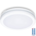 LED-kattovalaisin kylpyhuoneeseen anturilla LED/24W/230V 3000/4000/6500K IP65 halkaisija 30 cm valkoinen + kauko-ohjaus