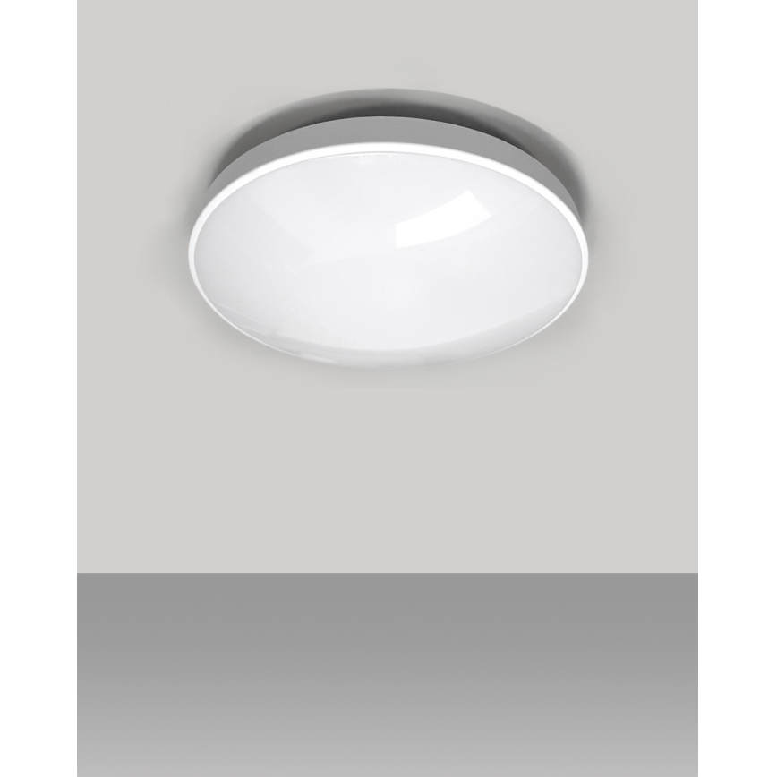 LED-kattovalaisin kylpyhuoneeseen CIRCLE LED/12W/230V 4000K halkaisija 25 cm IP44 valkoinen