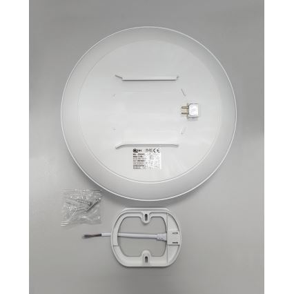 LED-kattovalaisin kylpyhuoneeseen CIRCLE LED/12W/230V 4000K halkaisija 25 cm IP44 valkoinen