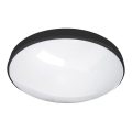 LED-kattovalaisin kylpyhuoneeseen CIRCLE LED/18W/230V 4000K halkaisija 30 cm IP44 musta