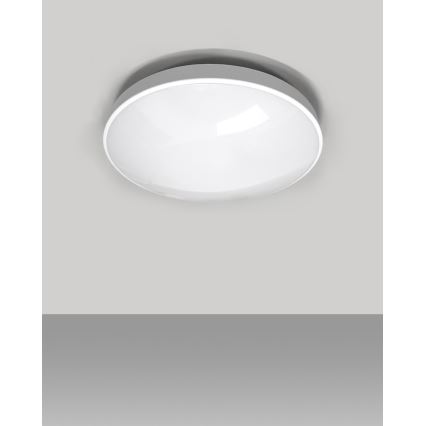LED-kattovalaisin kylpyhuoneeseen CIRCLE LED/18W/230V 4000K halkaisija 30 cm IP44 valkoinen