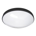 LED-kattovalaisin kylpyhuoneeseen CIRCLE LED/24W/230V 4000K halkaisija 37 cm IP44 musta